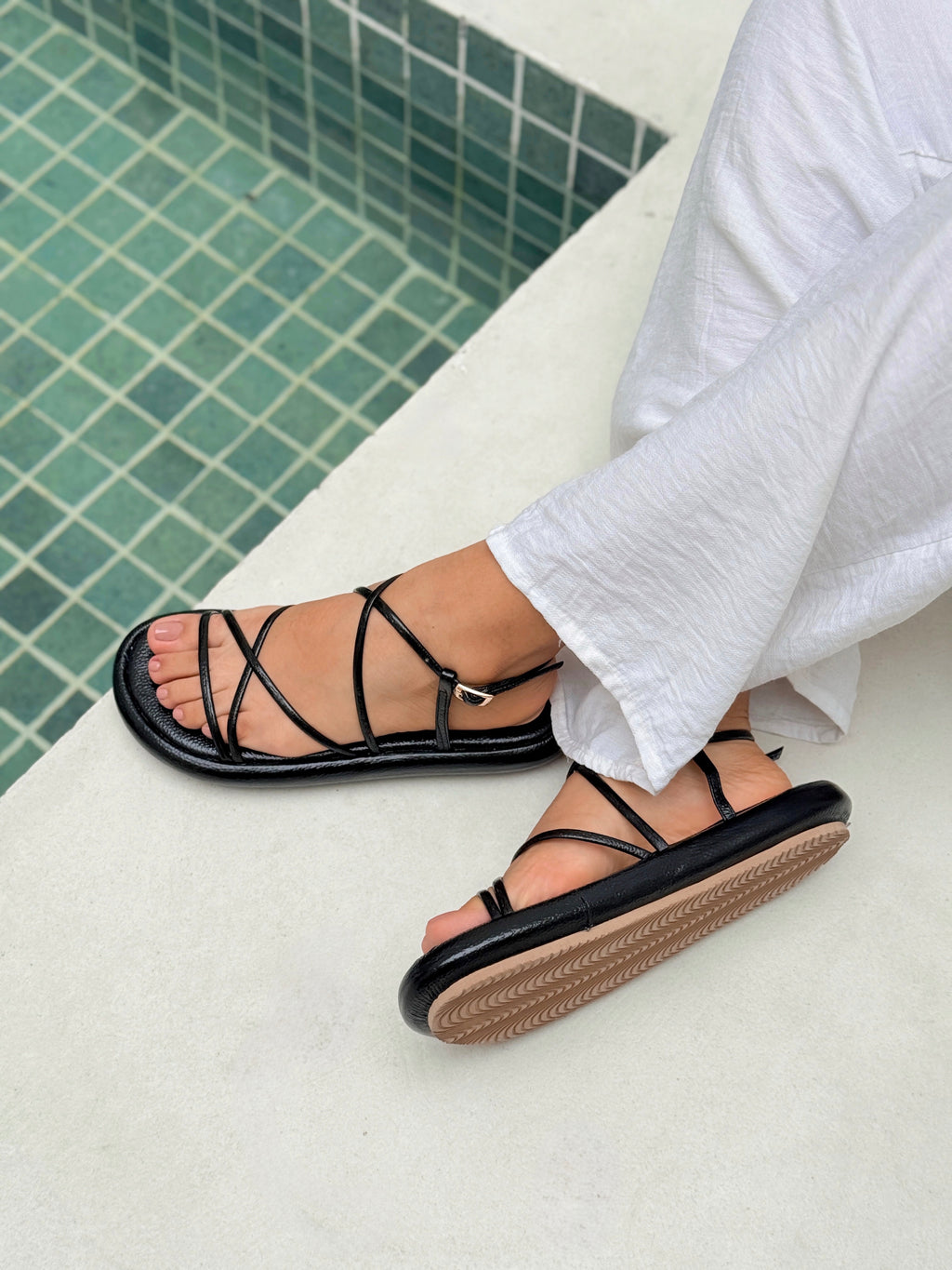 SANDALIA BRENDA NEGRO